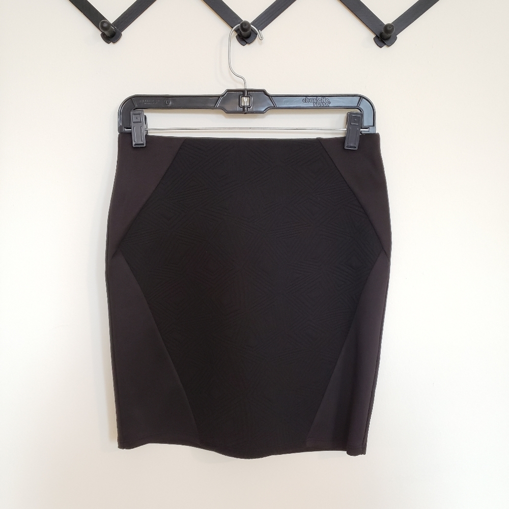 Black, mini skirt